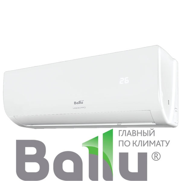 Настенный кондиционер Ballu BSVP-12HN1 серия VISION PRO со склада в Санкт-Петербурге, для площади до 36м2. Официальный дилер!